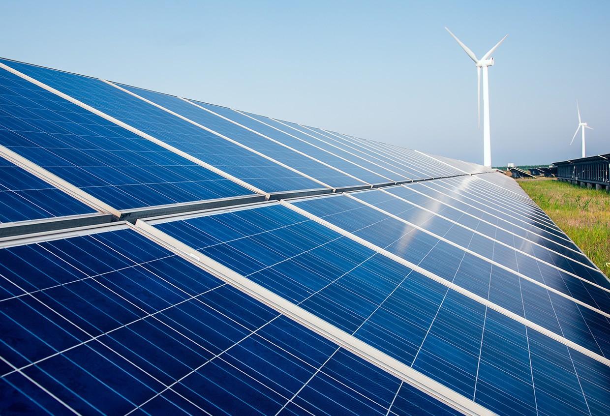 Solar and wind power energy